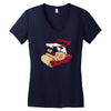 prehistorically pimped Women's V-Neck T-Shirt