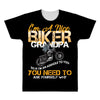 I'm A Nice Biker Grandpa So If I'm An Asshole To You You Need To Ask Y All Over Men's T-shirt