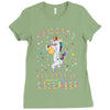 Unicorns are born in December Ladies Fitted T-Shirt
