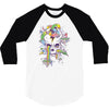 flying rainbow skull island 3/4 Sleeve Shirt