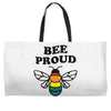 Bee proud Weekender Totes