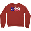 american freedom flag Crewneck Sweatshirt