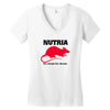 nutria its whats for dinner Women's V-Neck T-Shirt