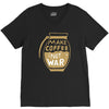 make coffee not war V-Neck Tee