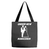 under new management funny Tote Bags