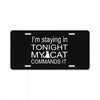 cat command License Plate