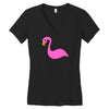 animal pink Women's V-Neck T-Shirt