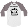 Life Is Better Around The Campfire 3/4 Sleeve Shirt
