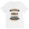 Super Cool Granddaughter Of A Freaking Awesome Grandpa V-Neck Tee