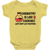 chemistry is like cooking Baby Bodysuit