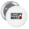 Occupy Mars Pin-back button