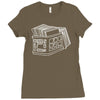crate of records Ladies Fitted T-Shirt
