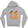 Eleven Waffle Zipper Hoodie