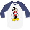 mickey with canada 3/4 Sleeve Shirt