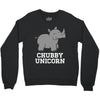 chubby unicorn rhino Crewneck Sweatshirt