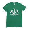 teamwork   mens funny Ladies Fitted T-Shirt