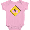 bear shark Baby Bodysuit