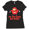 Do You Know Da Wae, THE WAY, DA WAE, Finding Da Wae, Ugandan Knuckles, Ladies Fitted T-Shirt