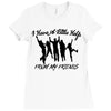 I Have a Little Help From My Friends Ladies Fitted T-Shirt
