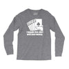 bought this shirt with your money poker Long Sleeve Shirts