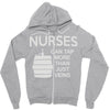 nurses can tap more than just veins Zipper Hoodie