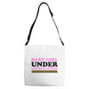 Baby Girl Under Construction Adjustable Strap Totes