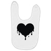 dripping heart melting heart Baby Bibs