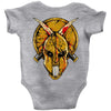 skull spartan Baby Onesie