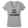 gracioso gimnasio Women's V-Neck T-Shirt