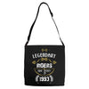legendary riders are born in 1993 Adjustable Strap Totes
