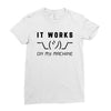It Works On My Machine Ladies Fitted T-Shirt
