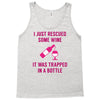 rescued some wine Tank Top