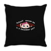 December  Peeking Out Baby Girl Throw Pillow