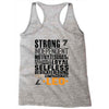 Strong Independent Motivated Leo Racerback Tank