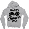 happy father's day 2 Zipper Hoodie
