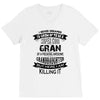 Super Cool Gran Of A Freaking Awesome Granddaughter V-Neck Tee