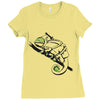blending in to night Ladies Fitted T-Shirt