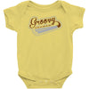 the guy with the gun Baby Onesie