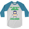 pixel art daddy 3/4 Sleeve Shirt