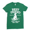 Best Friend Beagle Ladies Fitted T-Shirt