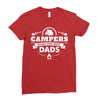 Campers Make the Best Dads Ladies Fitted T-Shirt