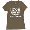 time to drink my lunch Ladies Fitted T-Shirt