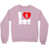 i love dbz  fun  super saiyajin piccolo vegeta dragonball son goku Crewneck Sweatshirt