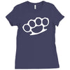 brass knuckles Ladies Fitted T-Shirt