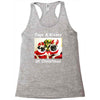 pug dog christmas Racerback Tank