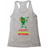 hot grill on grill action Racerback Tank