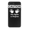 caution! jazz handsfunny jazz dance comic boogie camp trumpet iPhone 7 Plus Case