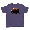 Bear Adventure With Roses Youth Tee