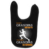 the best grandpas go running Baby Bibs