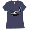 pedestrians vectorized Ladies Fitted T-Shirt